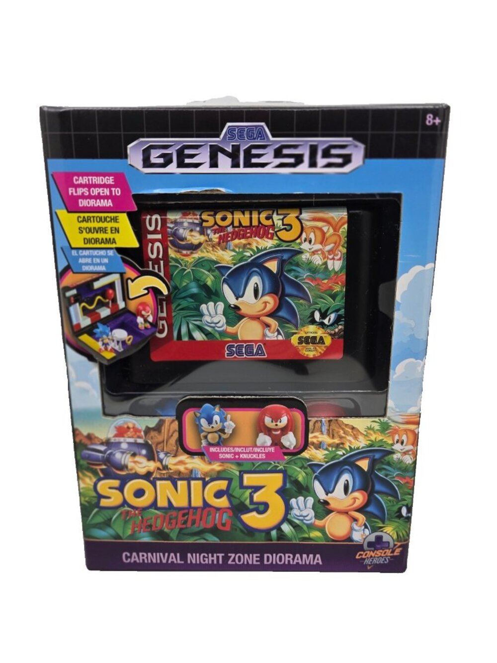 Console Heroes Sonic the Hedgehog 3 Carnival Night Zone Sega Genesis Diorama